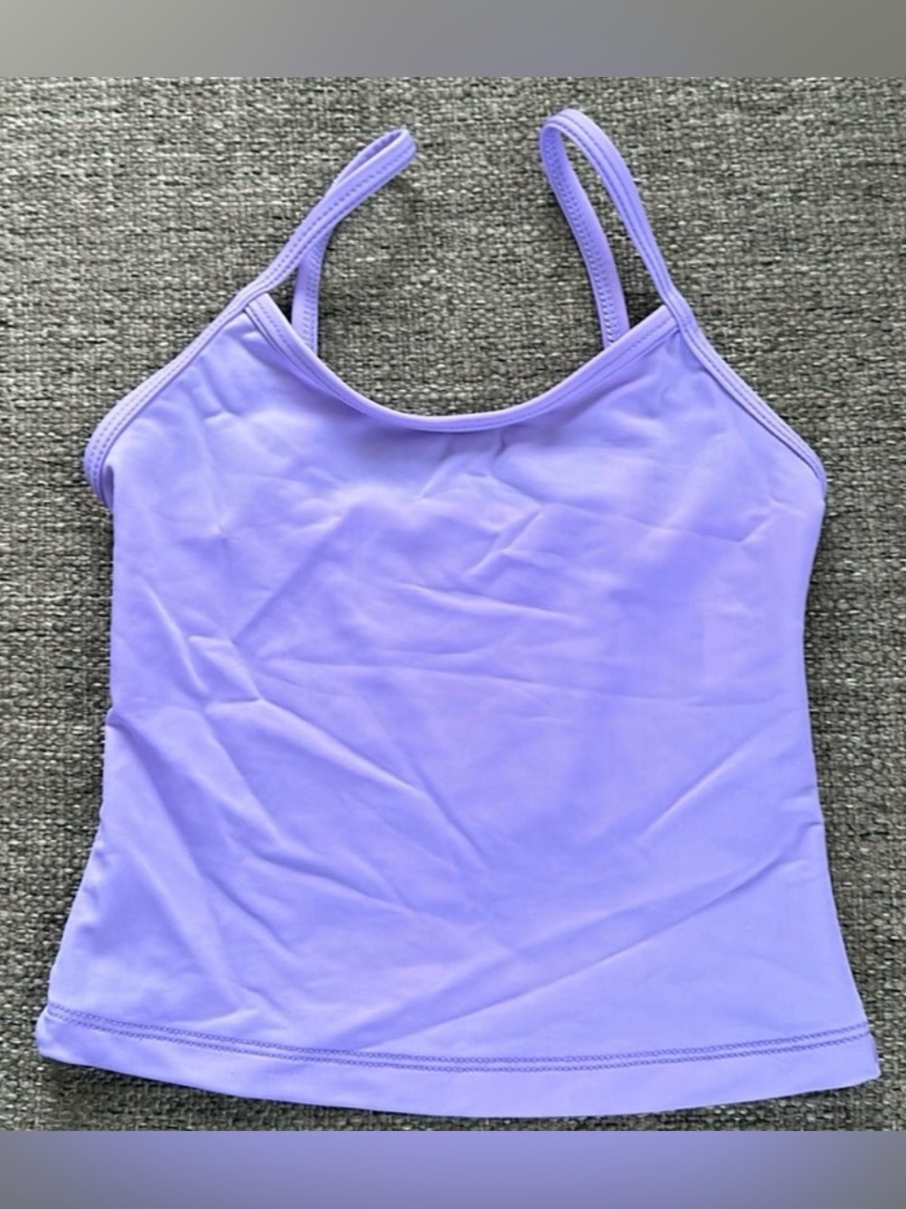 Natalie Dancewear Girls Size 6-7 Lavender Purple Cami Dance Top 💜